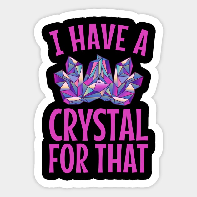 Crystal Gemstone Spiritual Energy Healer Sticker by KAWAIITEE